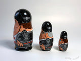 Andy Stattmiller “The Three Amigos Nesting Dolls”