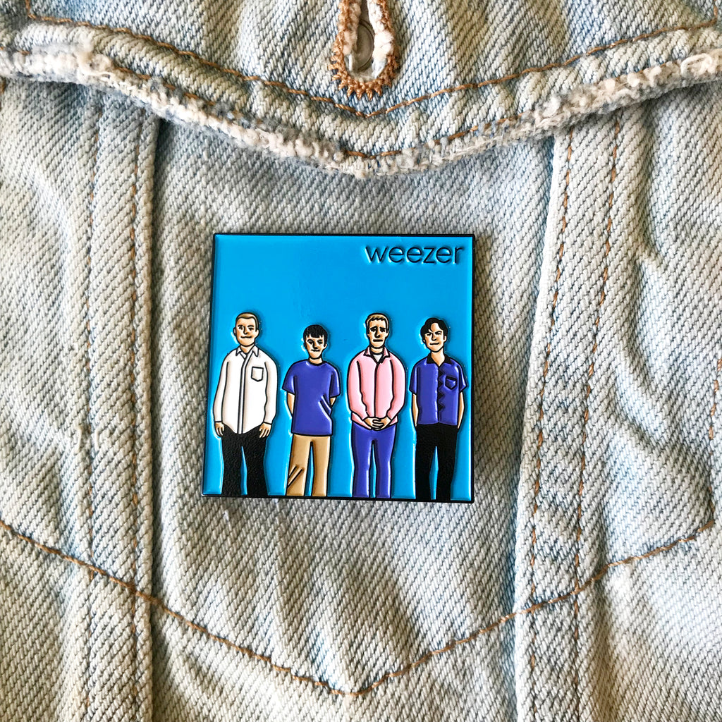 Miranda Dressler "Weezer Blue Album" Pin