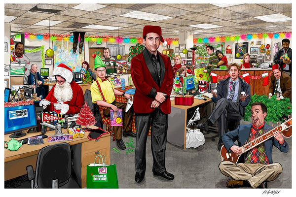 Matthew Brazier "Dunder Mifflin: The People Person's Paper People! (Holiday Variant)"