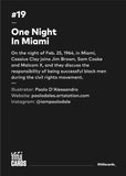 Title Cards "#19 One Night in Miami" Print