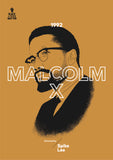 Title Cards "#6 Malcolm X" Print