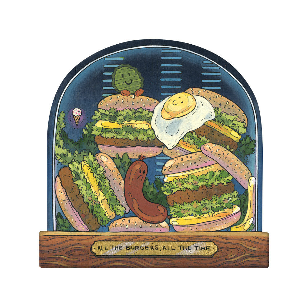 Nicole Gustafsson “All The Burgers, All The Time" Print