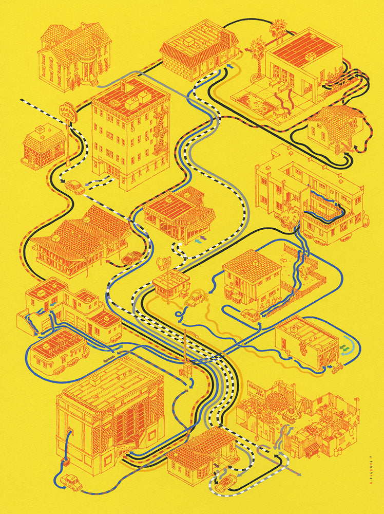 Andrew DeGraff "Paths of Fiction" Print
