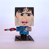 John D-C "Ash, Evil Dead II Wood Head (Plastic-Free Inaction Figure)"