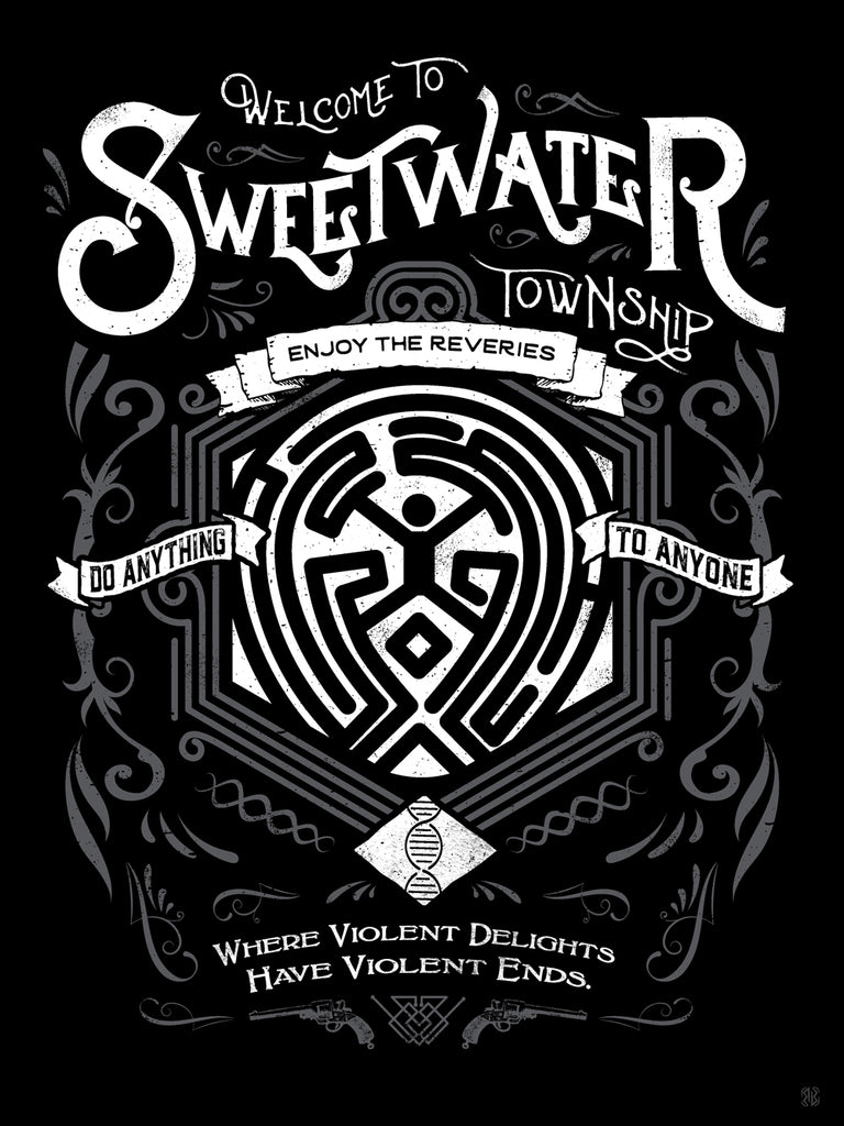 Barrett Biggers "Welcome to Sweetwater" Print