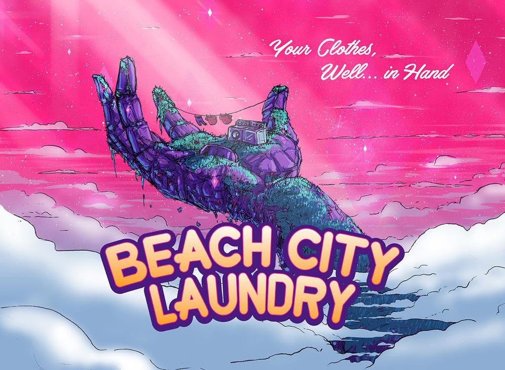 Barry Blankenship "Beach City Laundry" Postcard Print