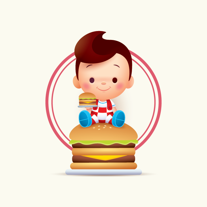 Jerrod Maruyama "Big Burger Boy" Print