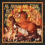Michayla Grbich "Animal Farm - All Animals Are Equal (Black Variant)" Framed Print