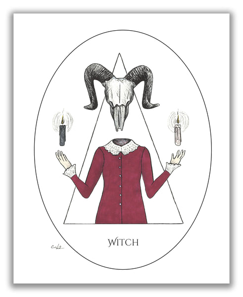 Carrie Anne Hudson "Witch" Print