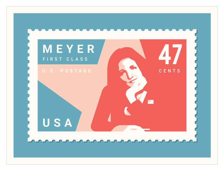 Clark Orr "Meyer Stamp" Print