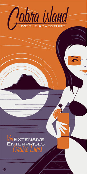 Dave Perillo "Cobra Island" Print