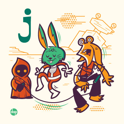 Dave Perillo "J is for Jumping Jumprope" Print