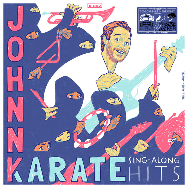 Duncan Robertson "Johnny Karate Sing-Along Hits" Print + Sticker