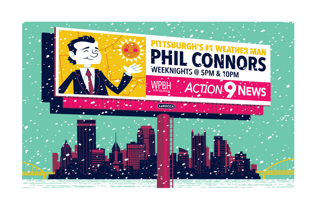 Doug LaRocca "Pittsburgh's #1 Weather Man" Print