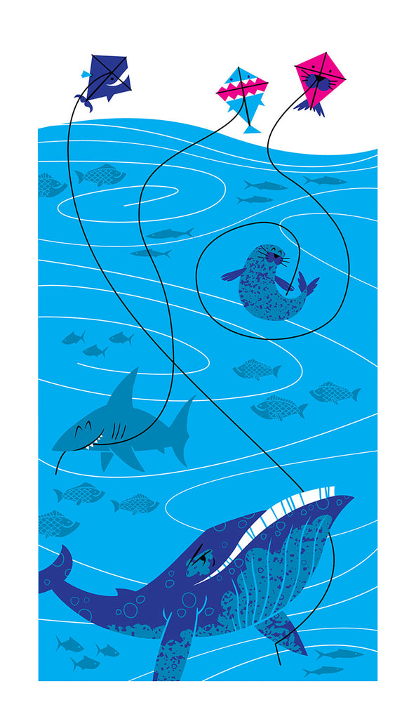 Doug LaRocca "Sea Animal Kites" Print