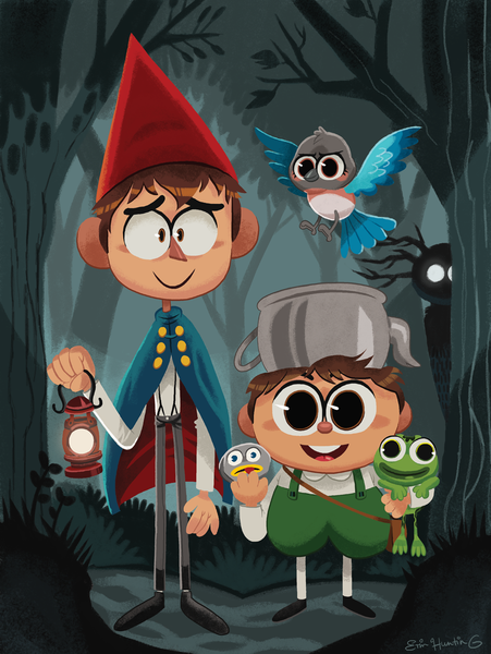 Erin Hunting "Over The Garden Wall" Print