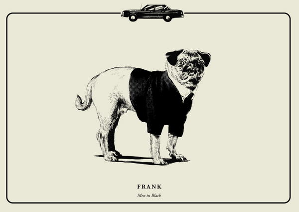 Evanimal "Frank" Postcard Print