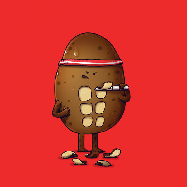 Alex Solis "Tired of Couch Potato Jokes" Print