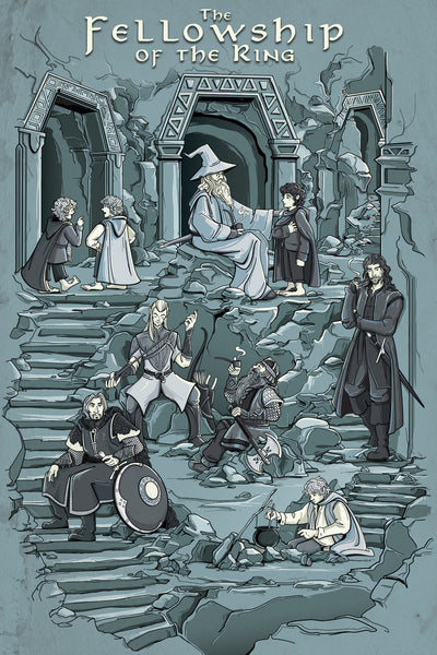 Not Cool Co. "The Fellowship of the Ring" Print