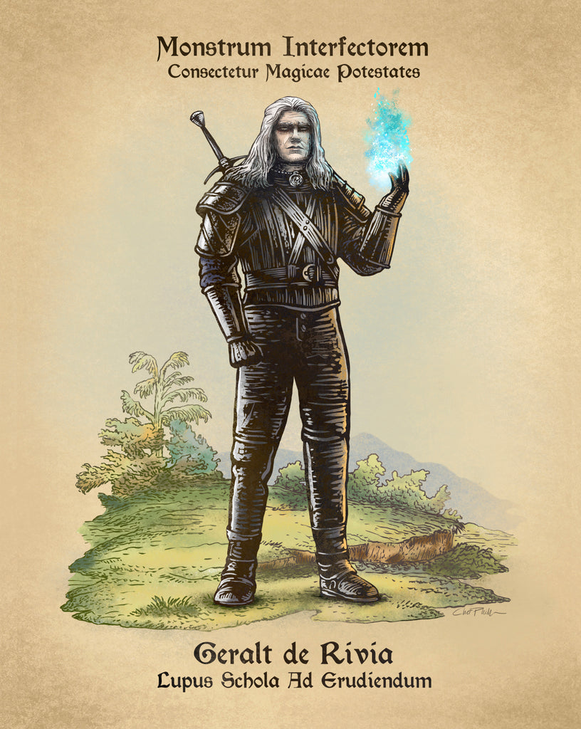 Chet Phillips "Geralt of Rivia" Print