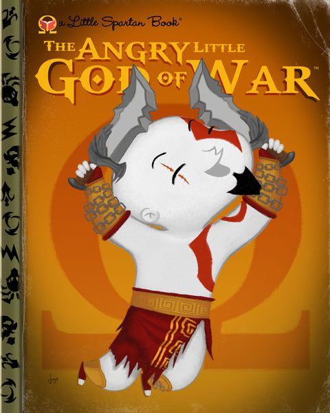 Joey Spiotto "The Angry Little God Of War" Print