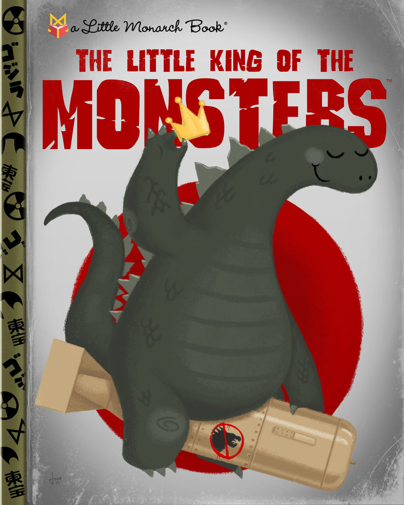Joey Spiotto "The Little King Of The Monsters" Print