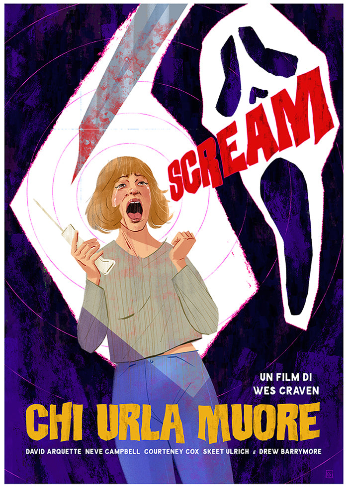 Graham Corcoran "Who Screams Dies" Print