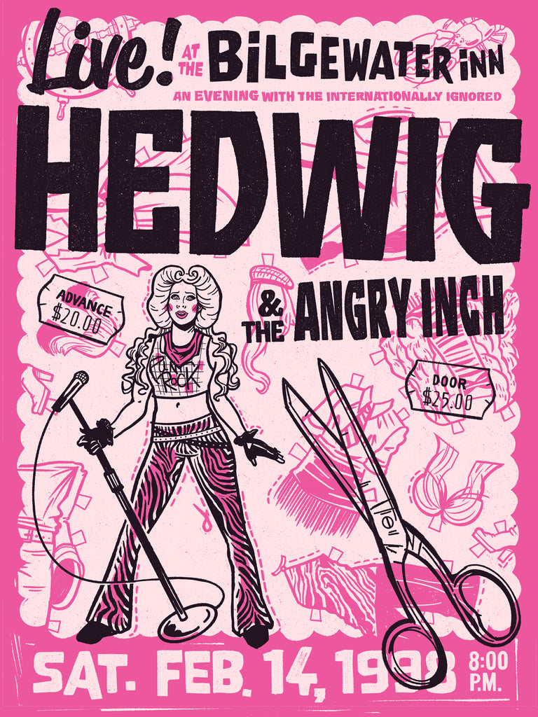 Alan Defibaugh "An Evening with Hedwig and the Angry Inch" Print