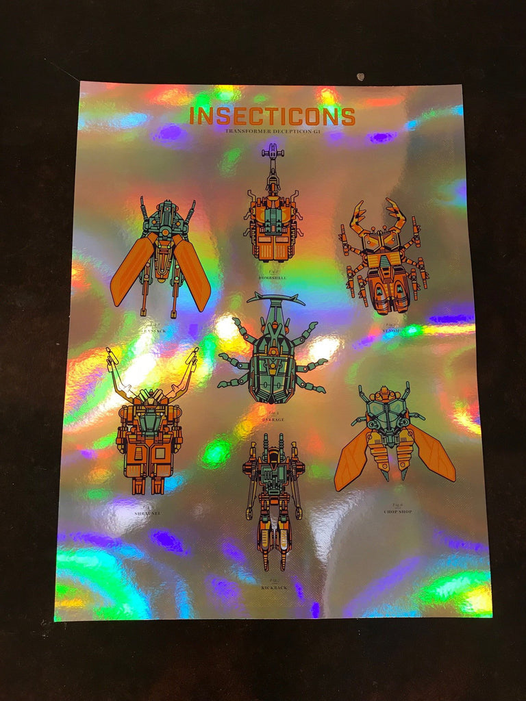 Jeffrey Everett "The Entomology of Insecticons (Variant)" Print