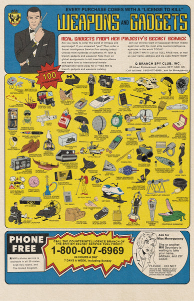Adam Cherry "007 Gadgets" Print
