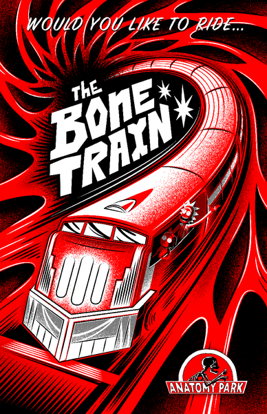 J.C. Arenas (Robot Soda) "The Bone Train" Print