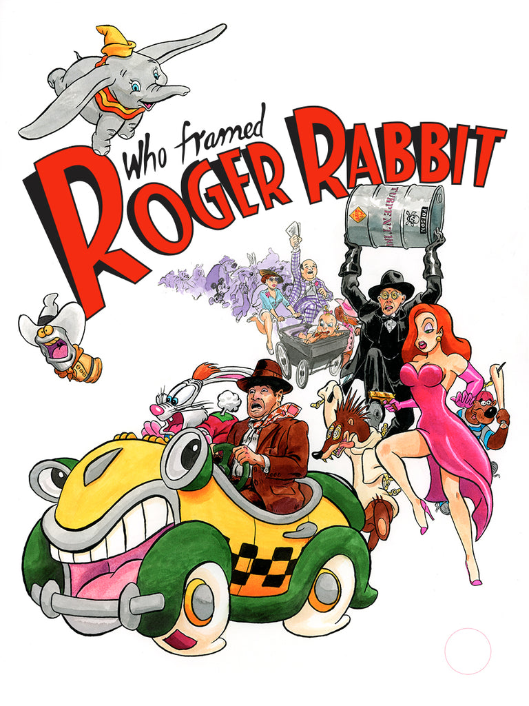 Jason Chalker "Who Framed Roger Rabbit" Print