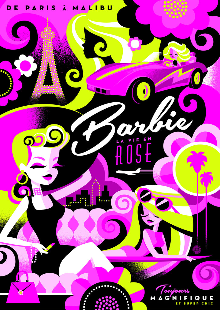 Jeff Granito "La Vie en Barbie" Canvas Print