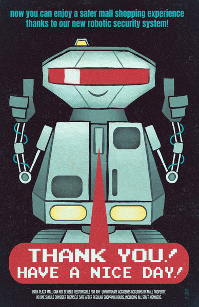 Jellykoe "Thank You, Have a Nice Day" Print