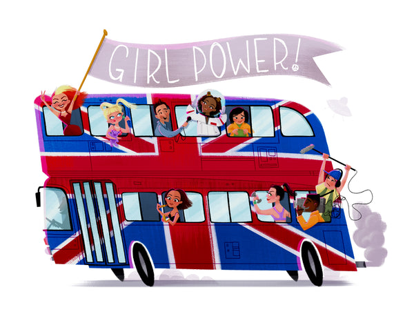 Jen Taylor "Girl Power!" Print