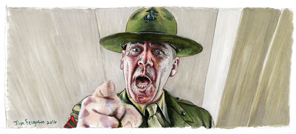 Jim Ferguson "Full Metal Jacket - Gunnery Sergeant Hartman" Print