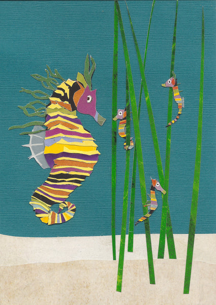 John Rozum "Crayon Ponyfish" Postcard Print