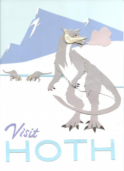 John Rozum "Visit Hoth (English version)" Postcard Print