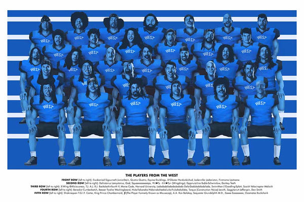 Josh Seth Blake "The Players from the West" Print