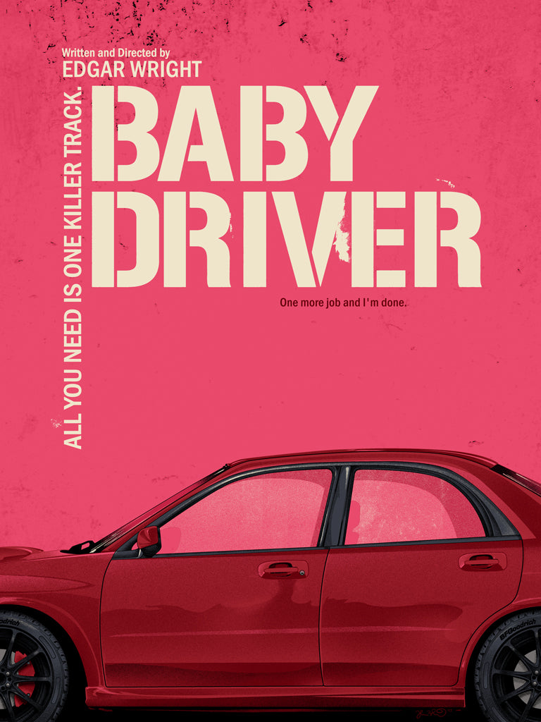 Joshua Budich "one more job and I'm done. (Baby Driver)" Print