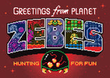 Jude Buffum "Greetings from Planet Zebes" Postcard Print