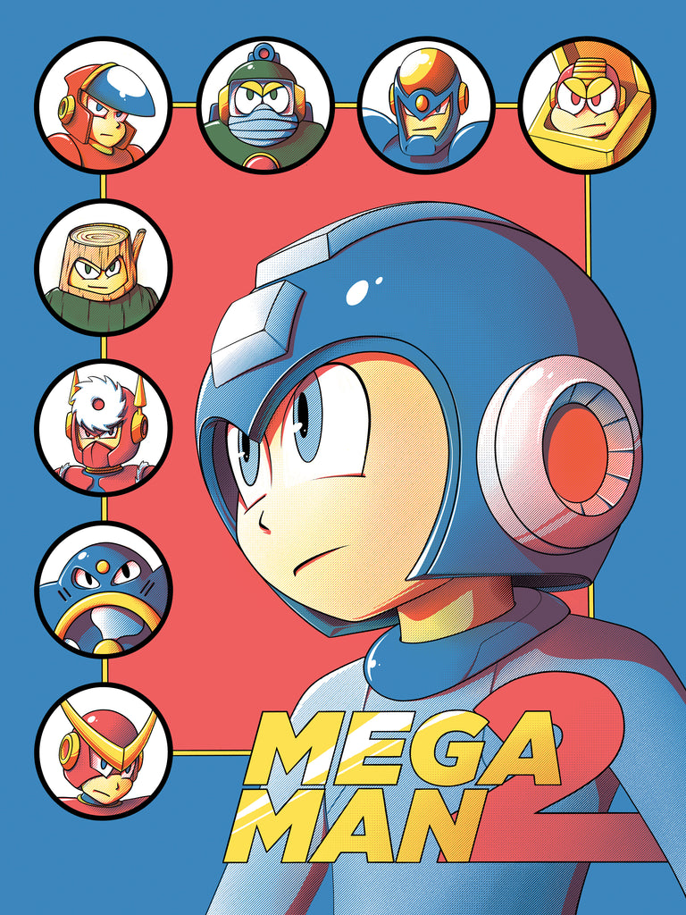 Justin Froning (Housebear) "Mega Man 2" Print