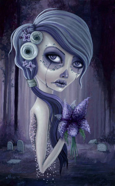 Megan Majewski "Lilacs in the Forest" Print