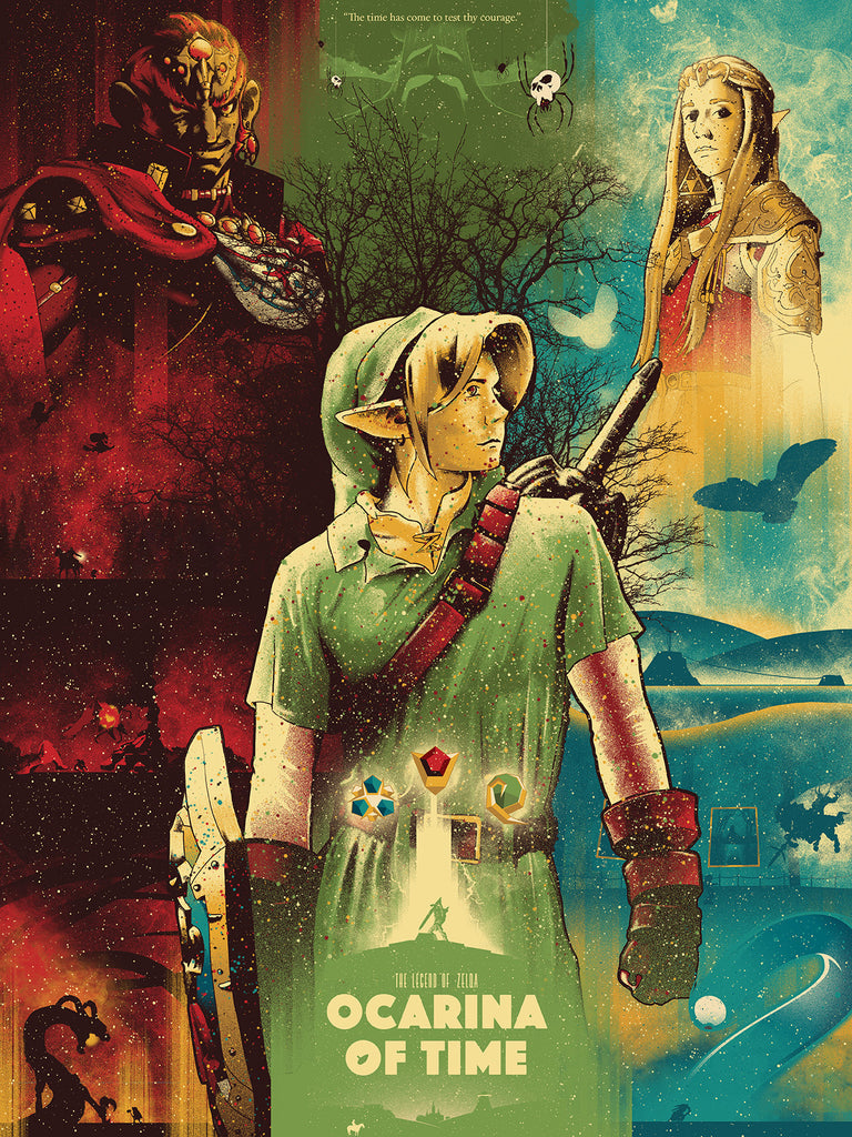Legend of Zelda Ocarina of Time 18 x 24 Video Game Poster