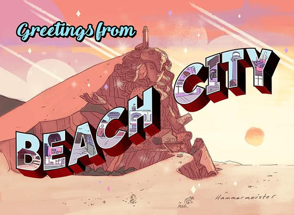 Mark Hammermeister "Greetings from Beach City" Postcard Print