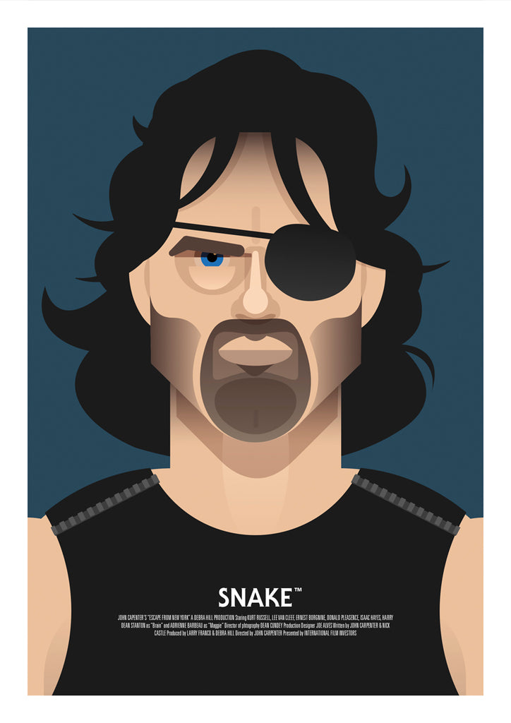 Martin Donnelly 'Known As Unknown' "Snake" Print