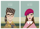 Martin Donnelly 'Known as Unknown' "Postcards from Sam & Suzy" Postcard Print Set