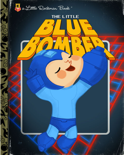 Joey Spiotto "The Little Blue Bomber" Print