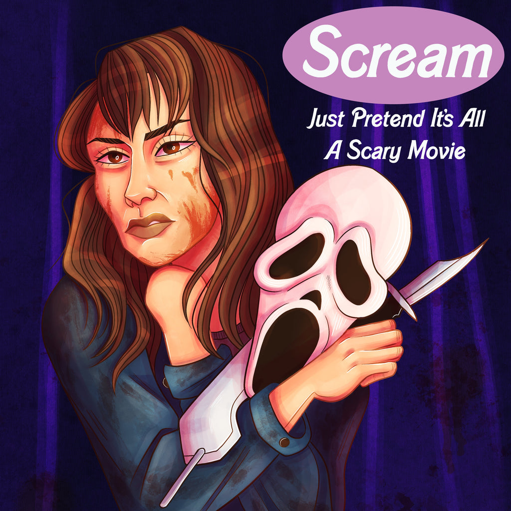 Michayla Grbich "It's All A Scary Movie" Print