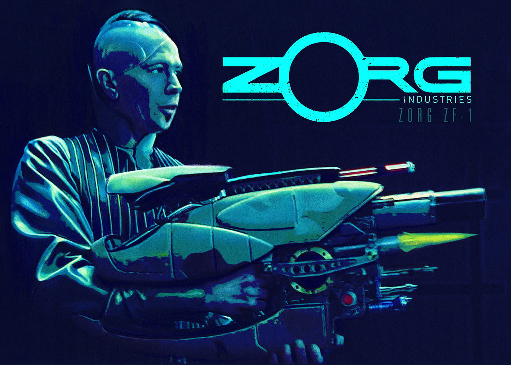 Nathan Anderson "Zorg Industries: ZF-1" Postcard Print